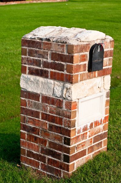 Brick Mailbox Installation in Gary