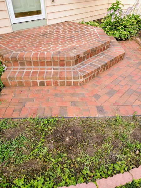 Brick Stoop Repair in Gary